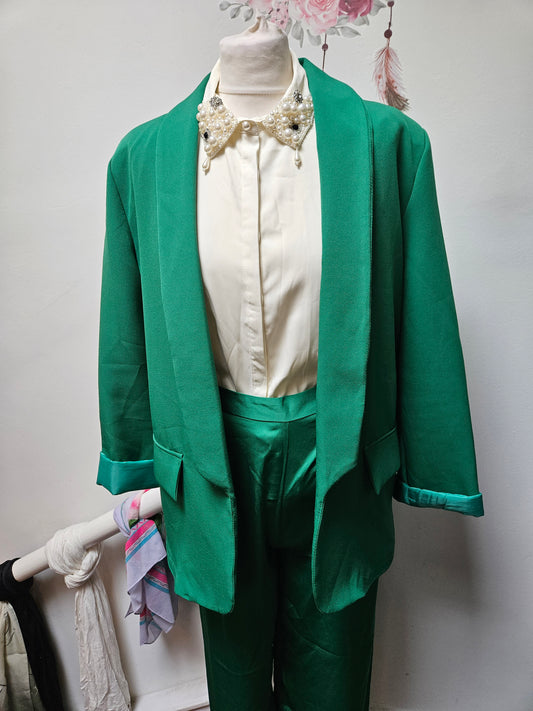 Made In Italy, green jacket,one size. Would fit size M/L best