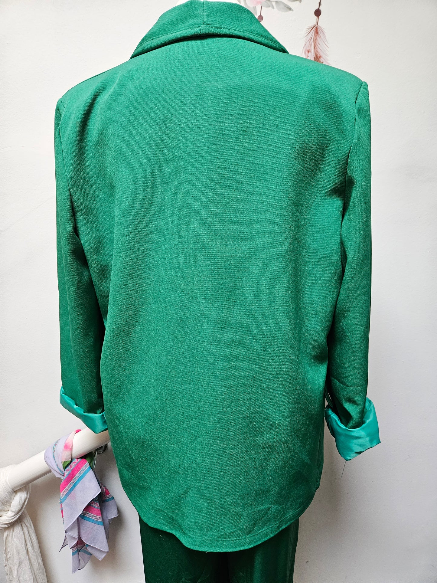 Made In Italy, green jacket,one size. Would fit size M/L best