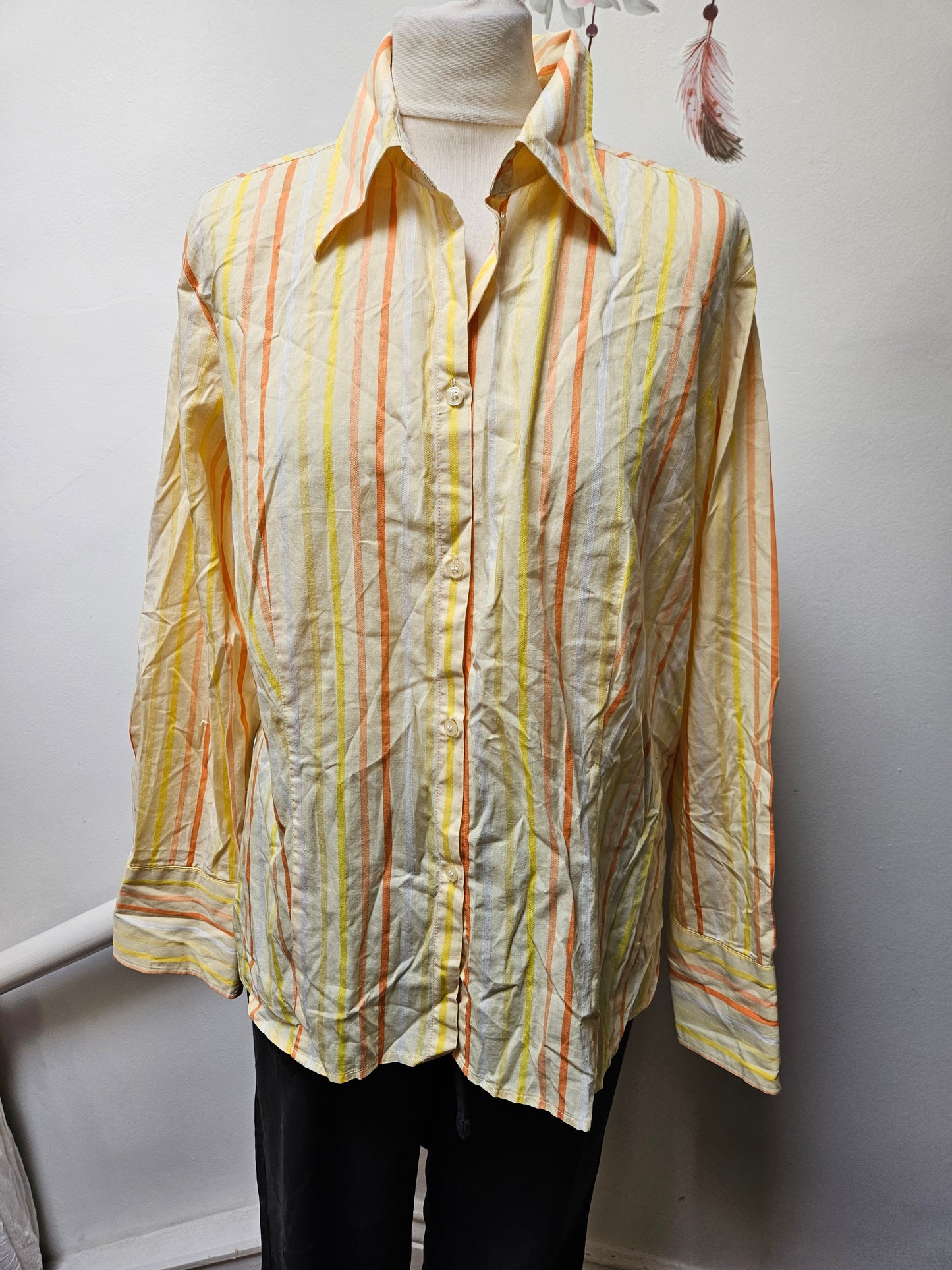 Dunnes, 100%cotton,stripey shirt,size 18