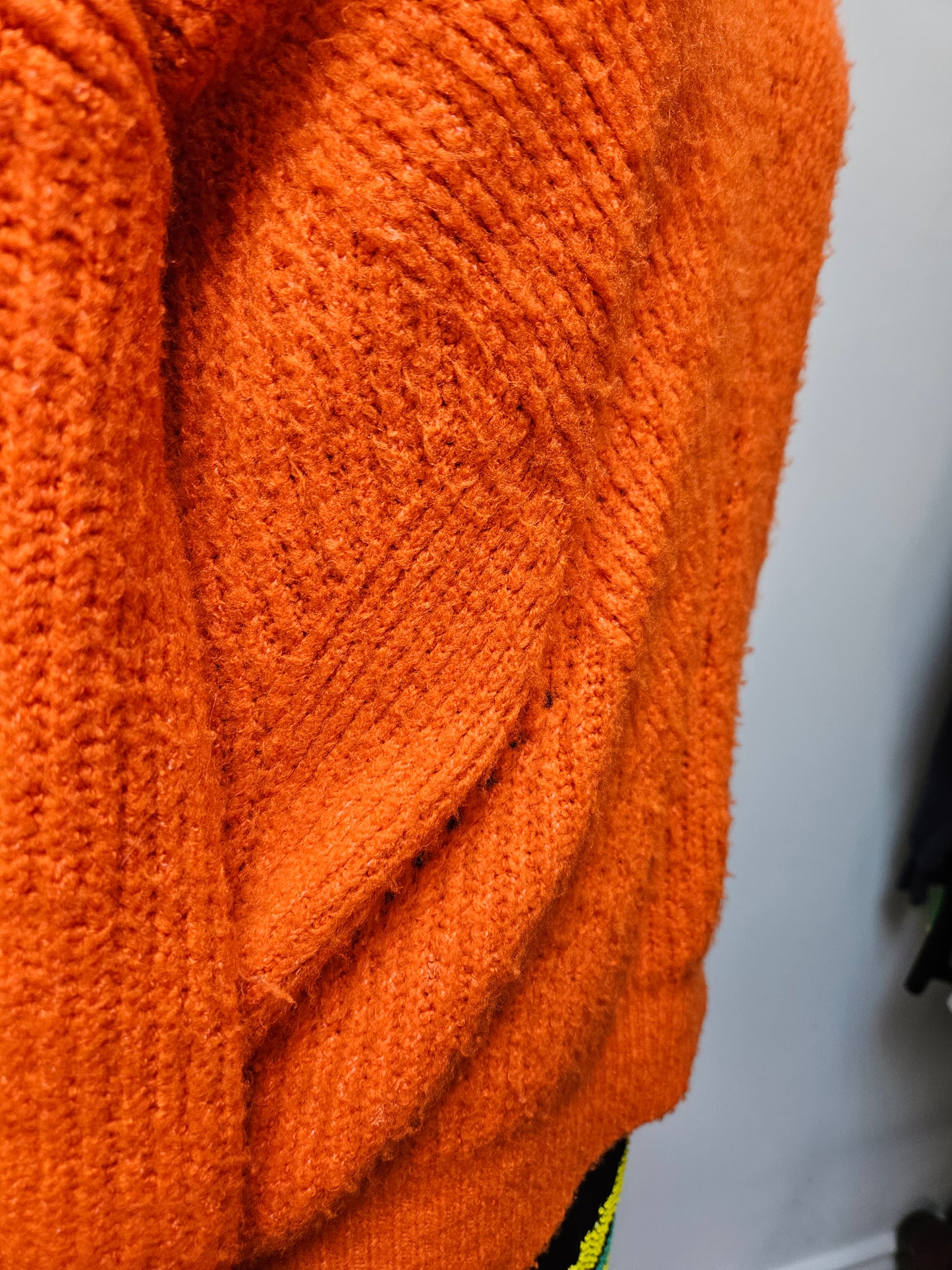 Monsoon, orange jumper,size S