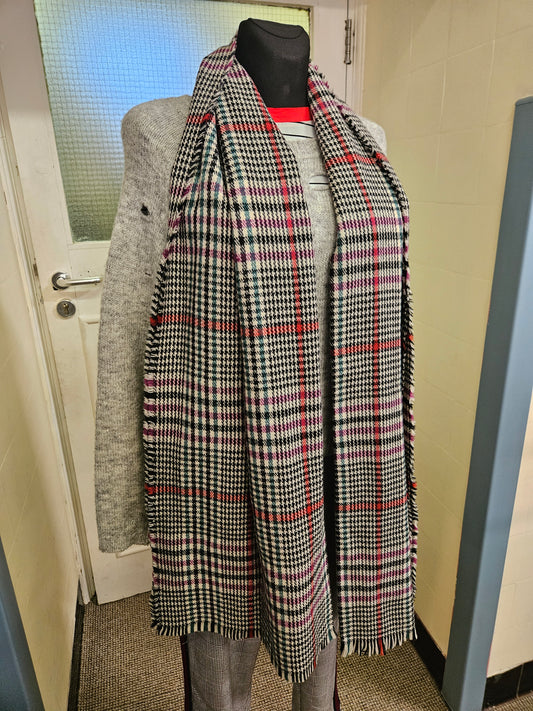 Large,check scarf