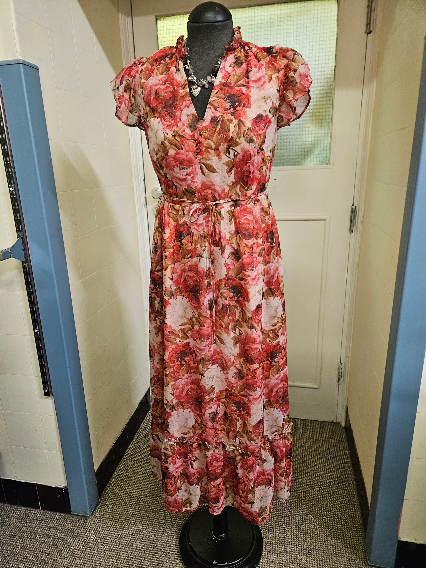 Gallery, flower print dress, size 8