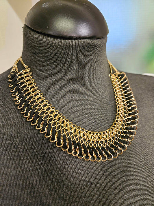 Gold chain, statement necklace