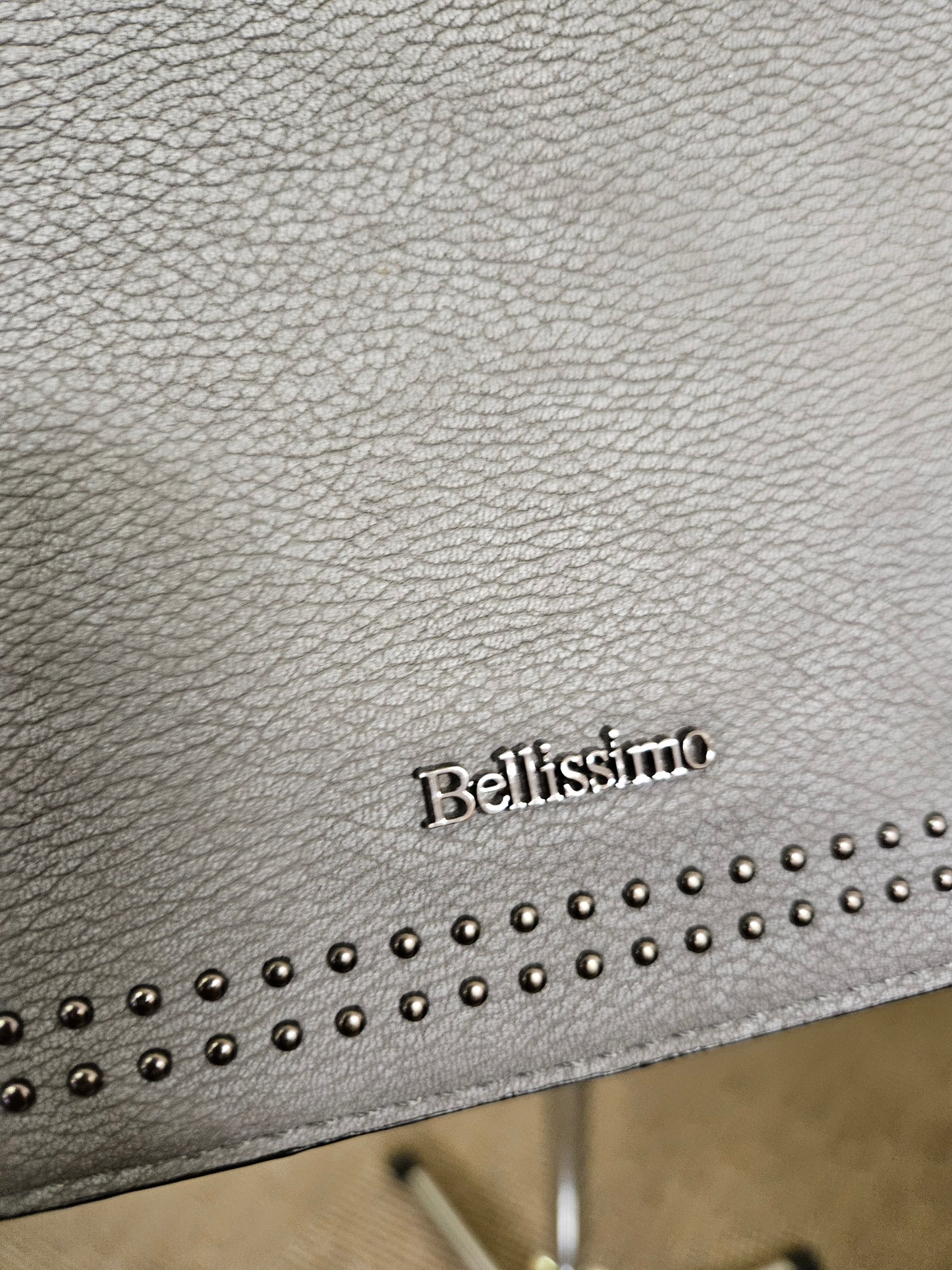 Bellissimo, studded, crossbody bag, some imperfections on the handles (please see photos)