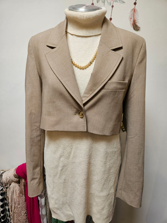 Zara, cropped jacket, size M