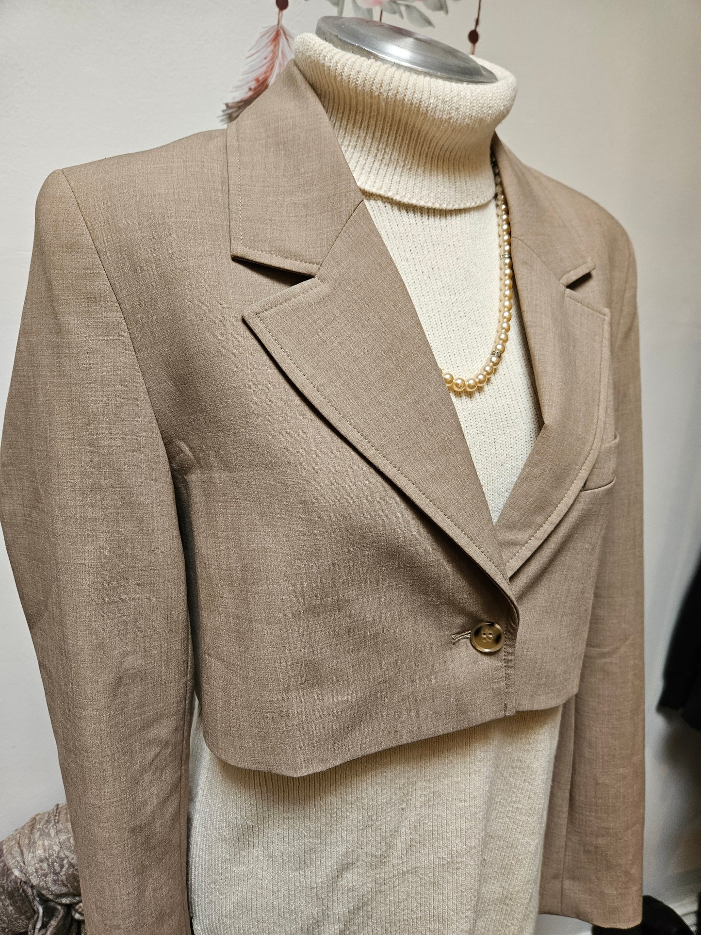 Zara, cropped jacket, size M