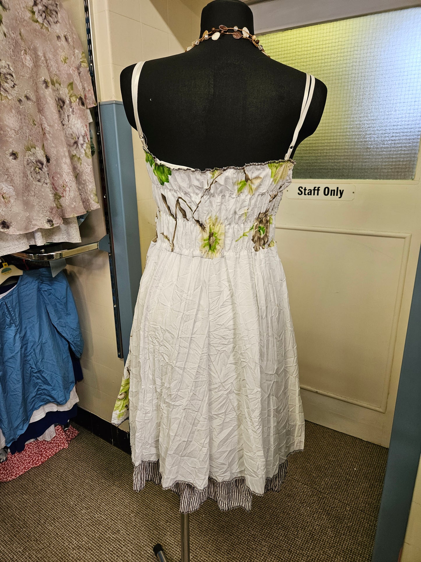 Y2K style dress, with flower detail, size M