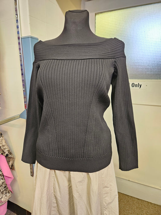 Next, off shoulder, black top, size L