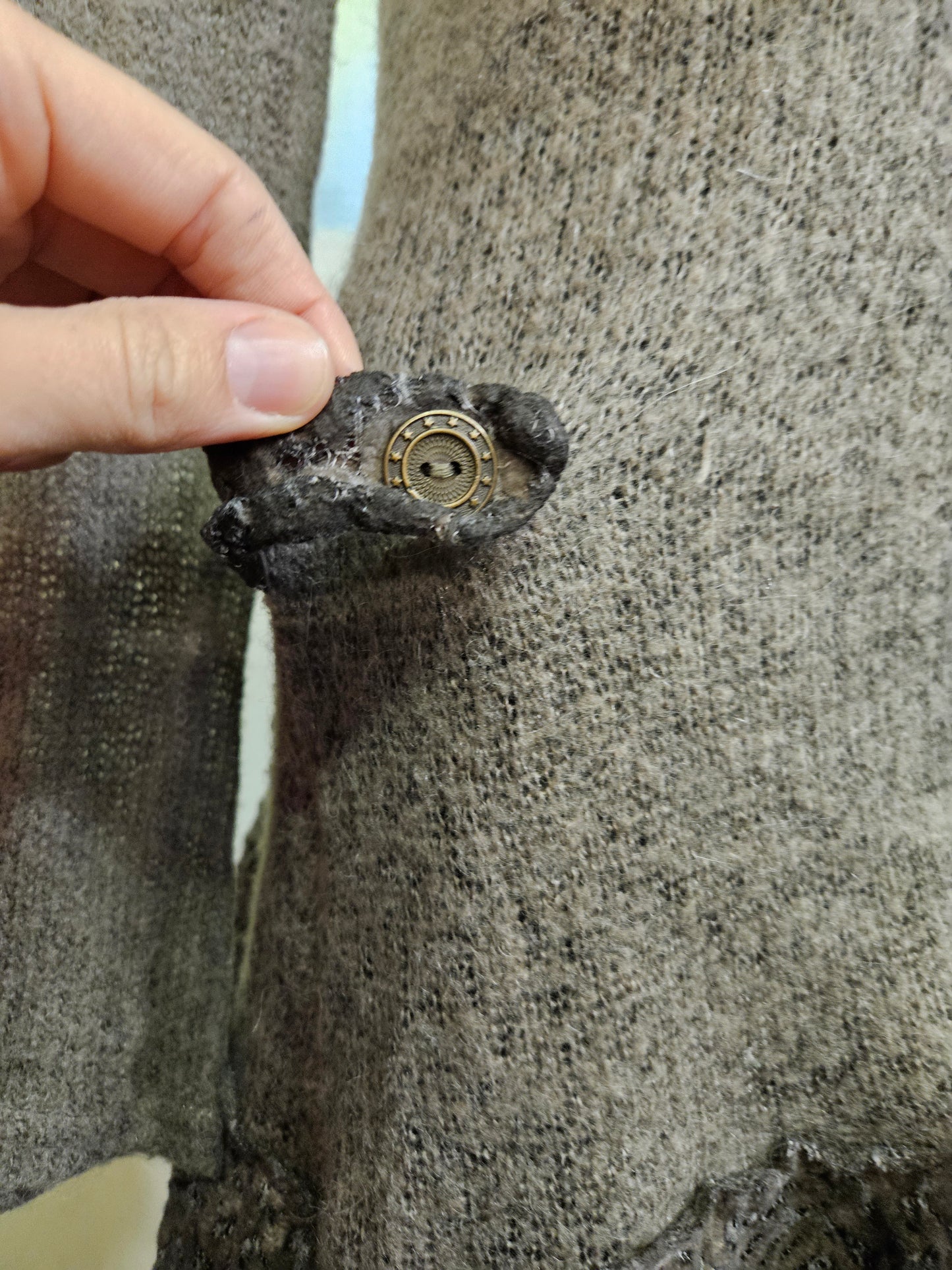 Unusual, crochet style top, no tag on it, size S/M