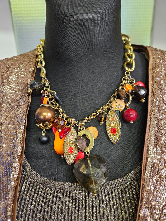 Chunky, beaded necklace