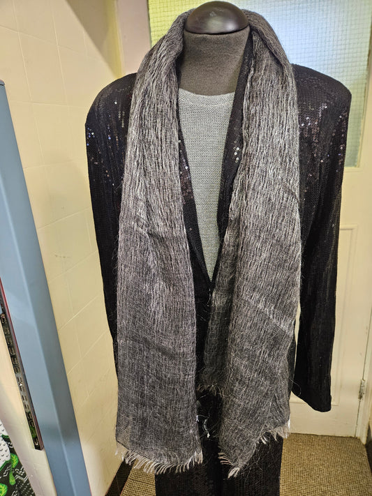 Pat Whyte, designer, 51% mohair scarf