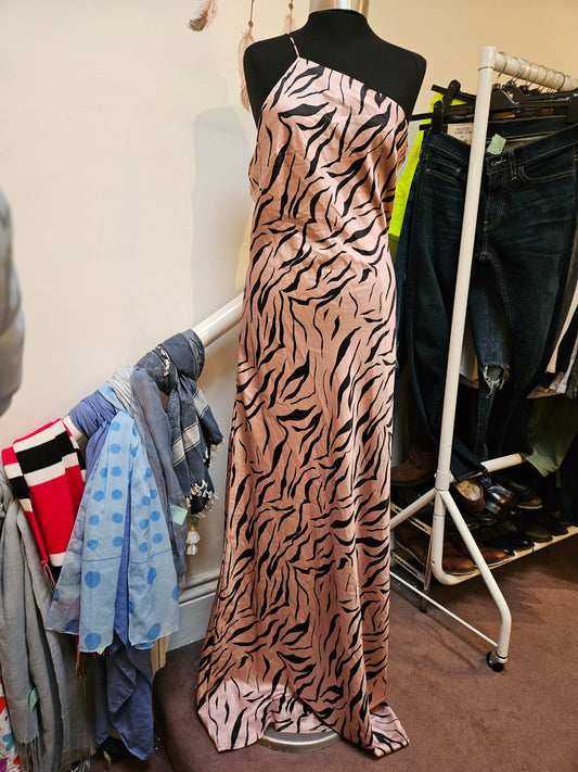 Nasty gal, new, one shoulder, maxi dress, size 12