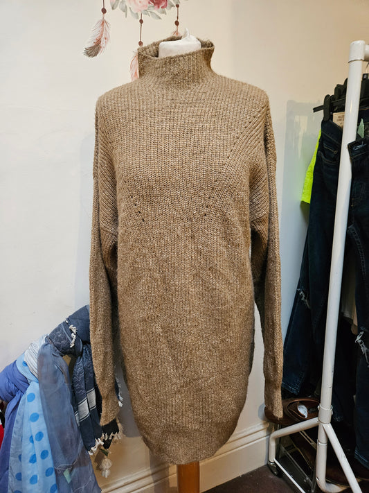 Miss Selfridge, knitted dress, size XS oversized