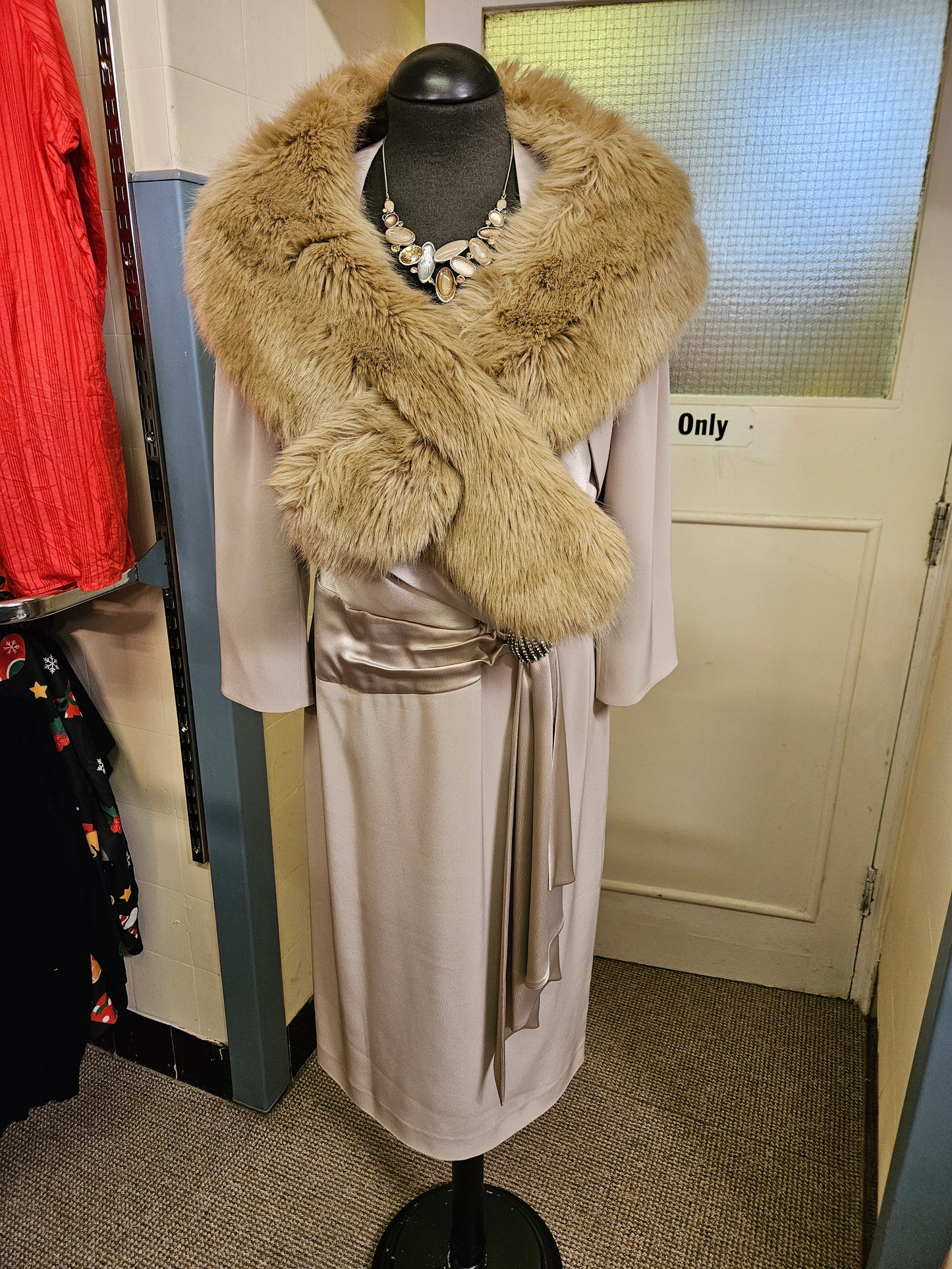 Zara, faux fur shawl