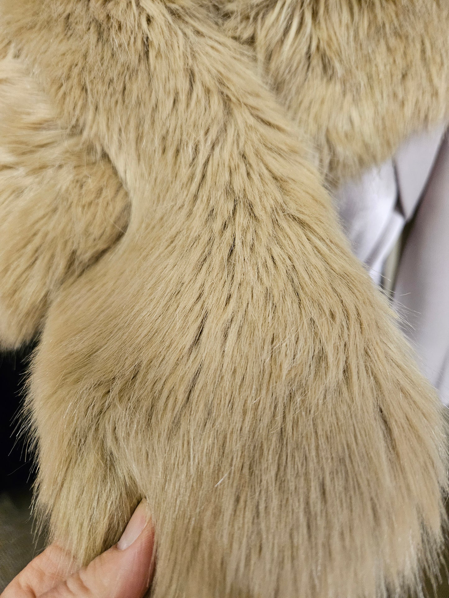 Zara, faux fur shawl