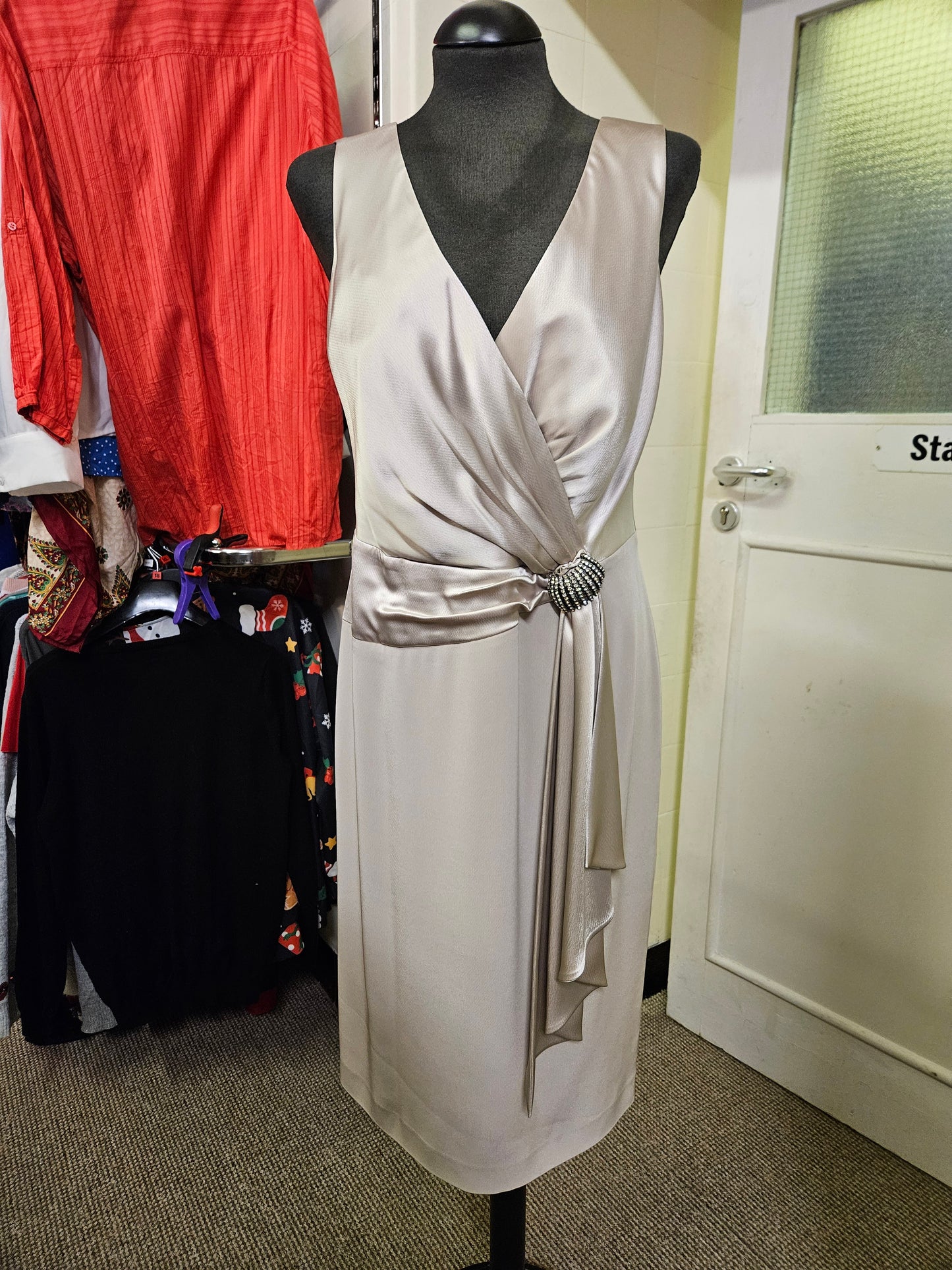 Inspiratio, mother of bride 2 piece set, champagne/ivory colour, size 12