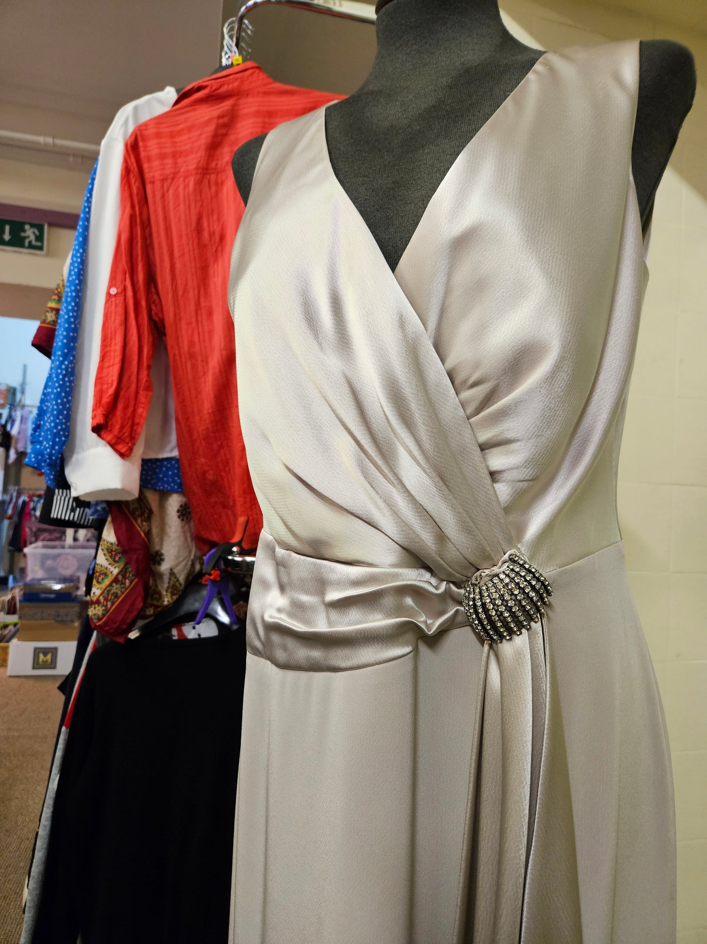 Inspiratio, mother of bride 2 piece set, champagne/ivory colour, size 12