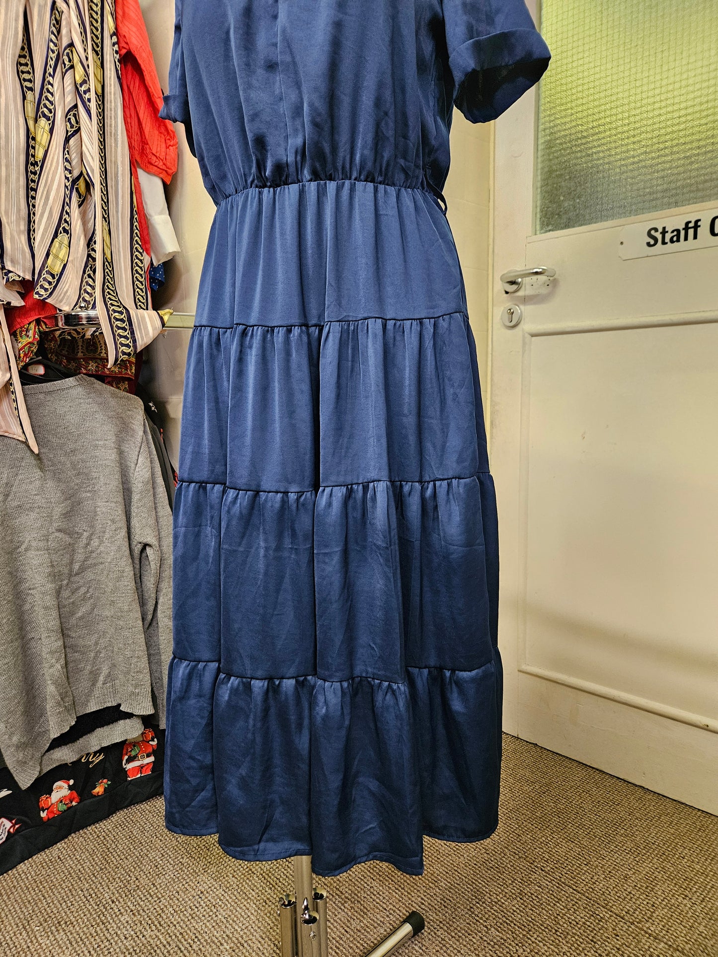 Rowen Avenue, navy dress,  no belt, size S