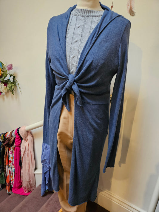 Avoca, cashmere/angora/viscose cardigan, size M