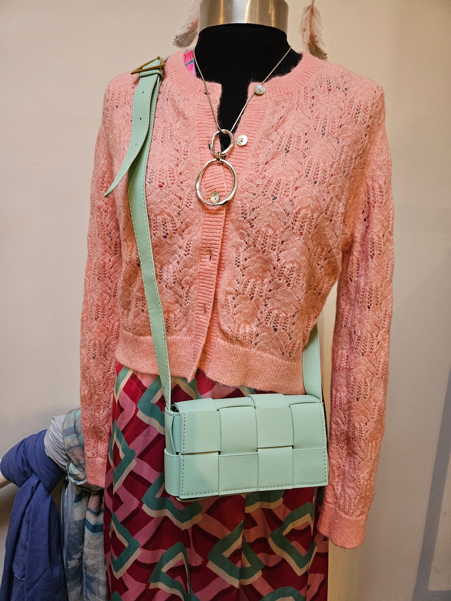 Mini Woven Crossbody Bag