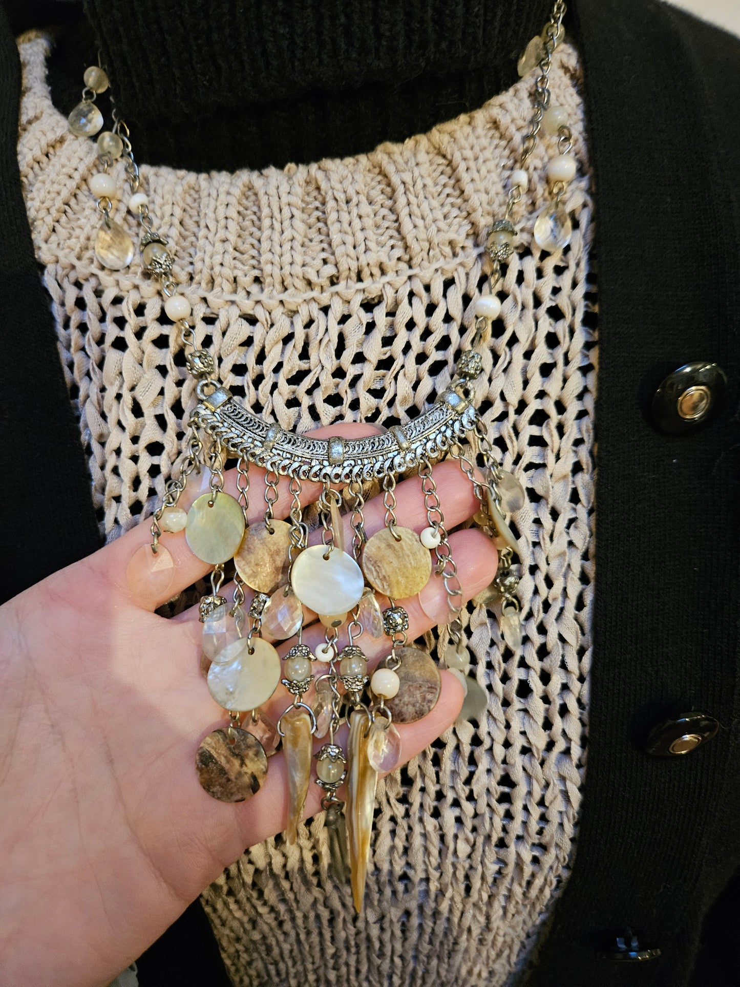 Tribal/bib style necklace
