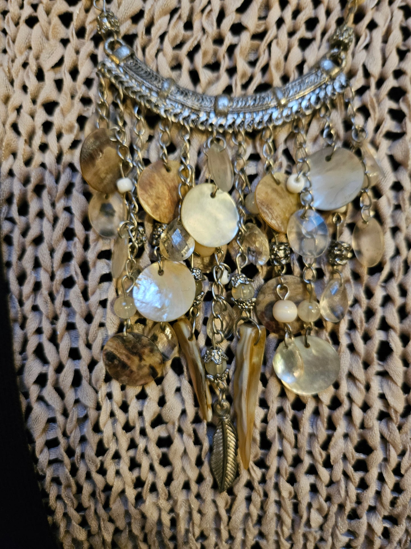 Tribal/bib style necklace