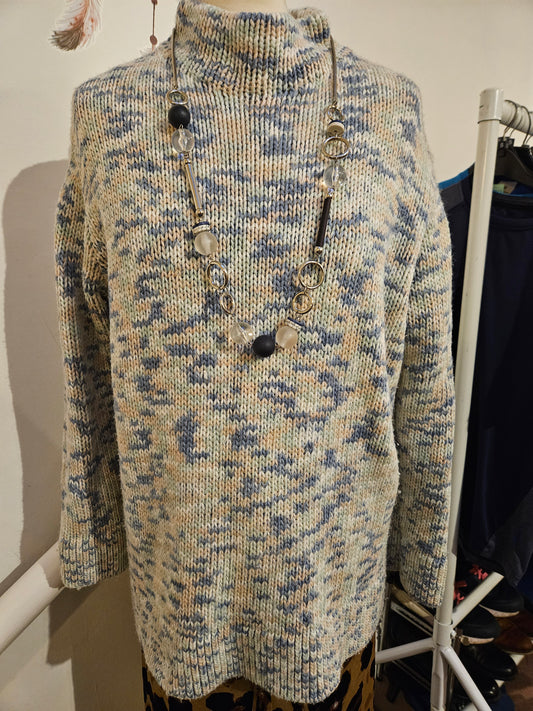 Reiss, 25% wool turtleneck, size L