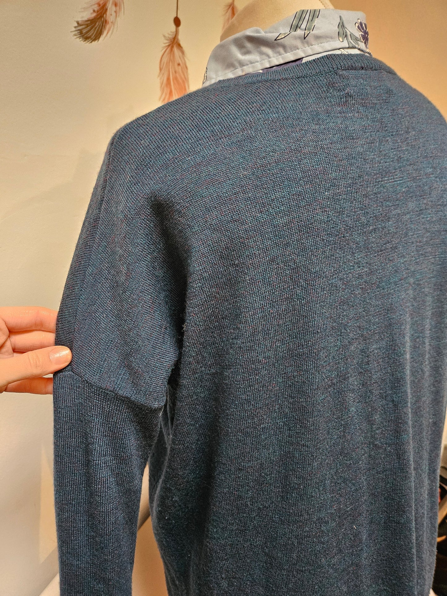 Hobbs, tunic/dress with pockets, 100% merino wool, size 10