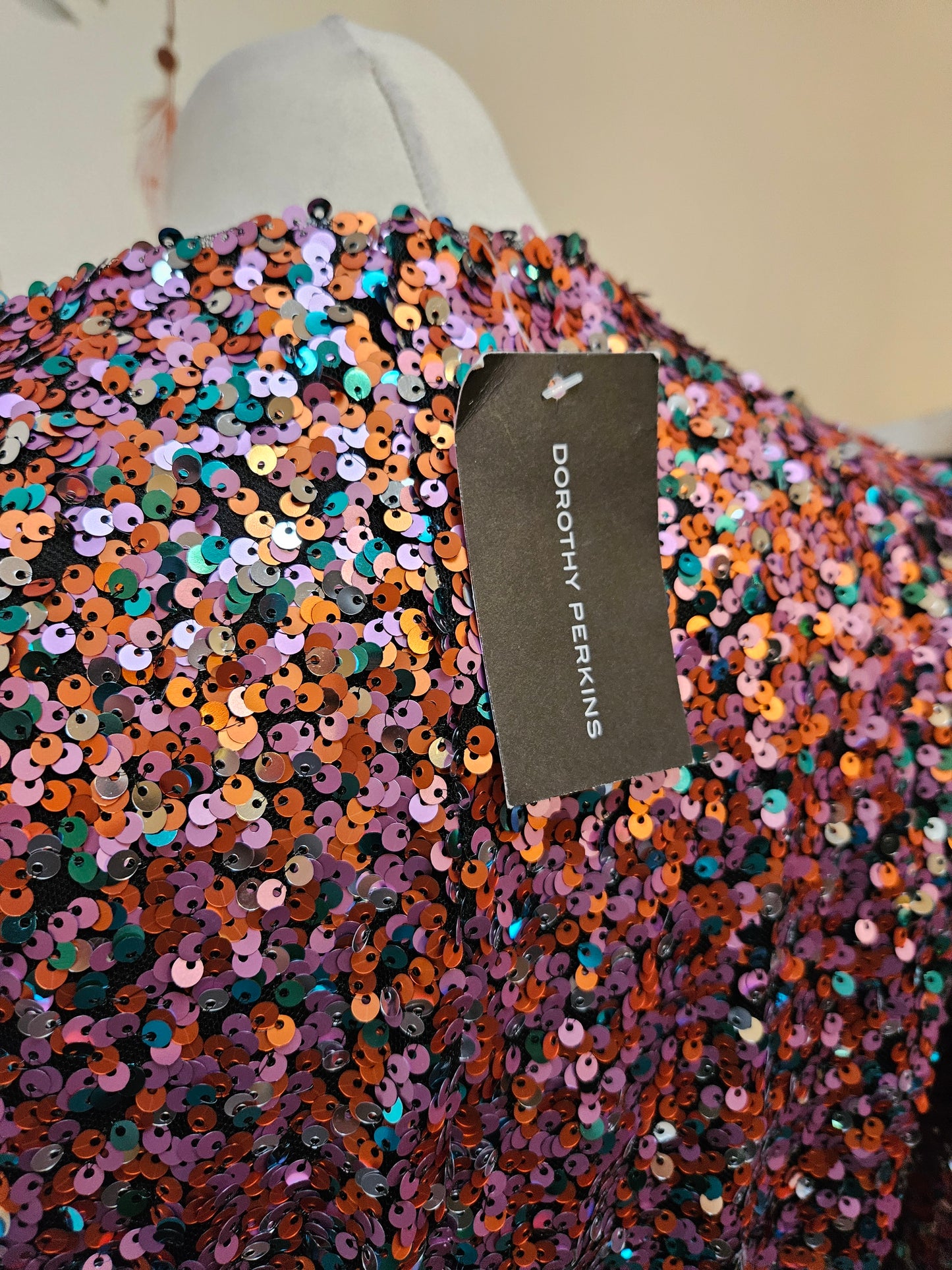 Dorothy Perkins
Multi Sequin Midi Dress, new, size 12