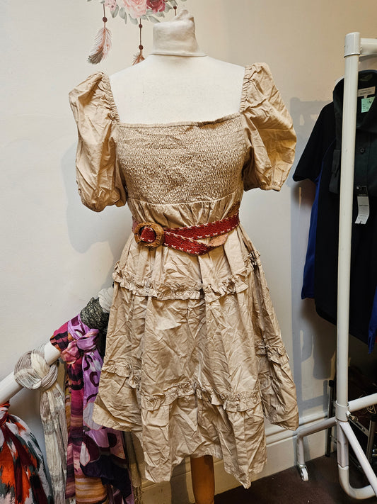 In The Style, puff sleeve dress, size 14