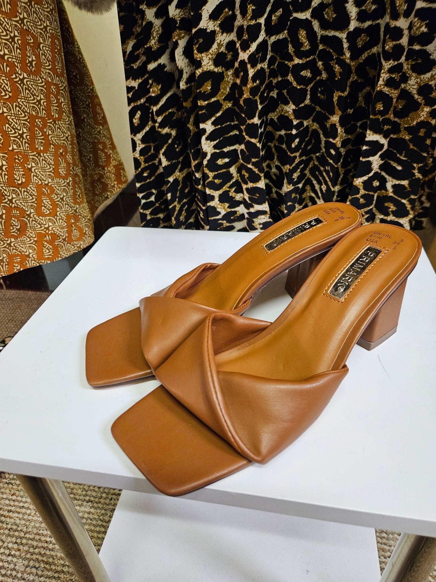 Primark, new, tan sandals, size 3