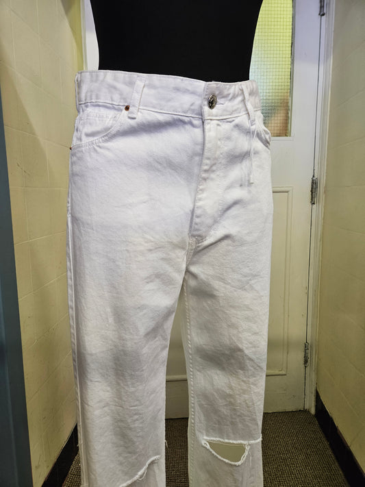 Bershka, high waist, straight  leg jeans, new, size 10