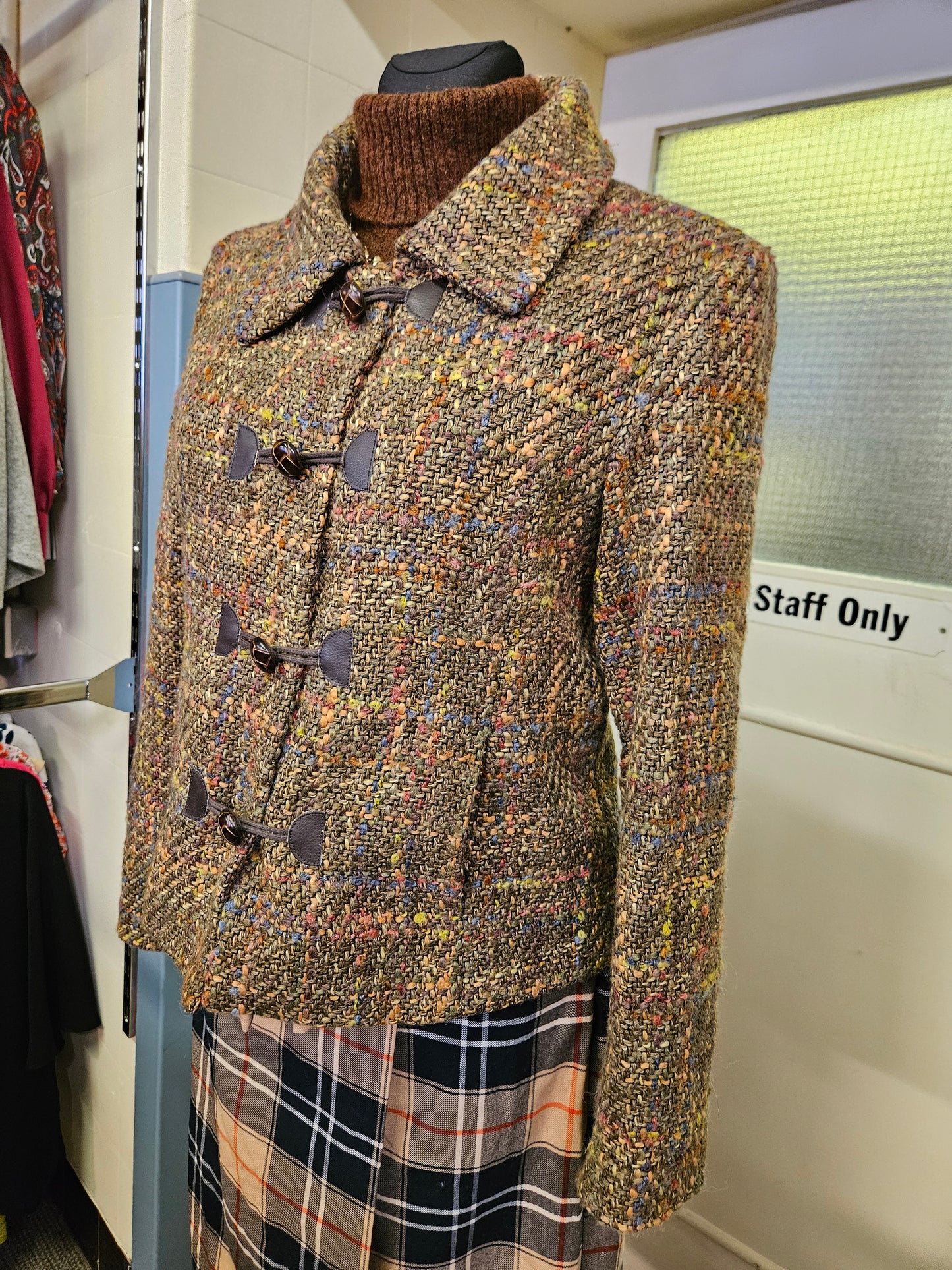 PerUna, 24% wool jacket, size 12