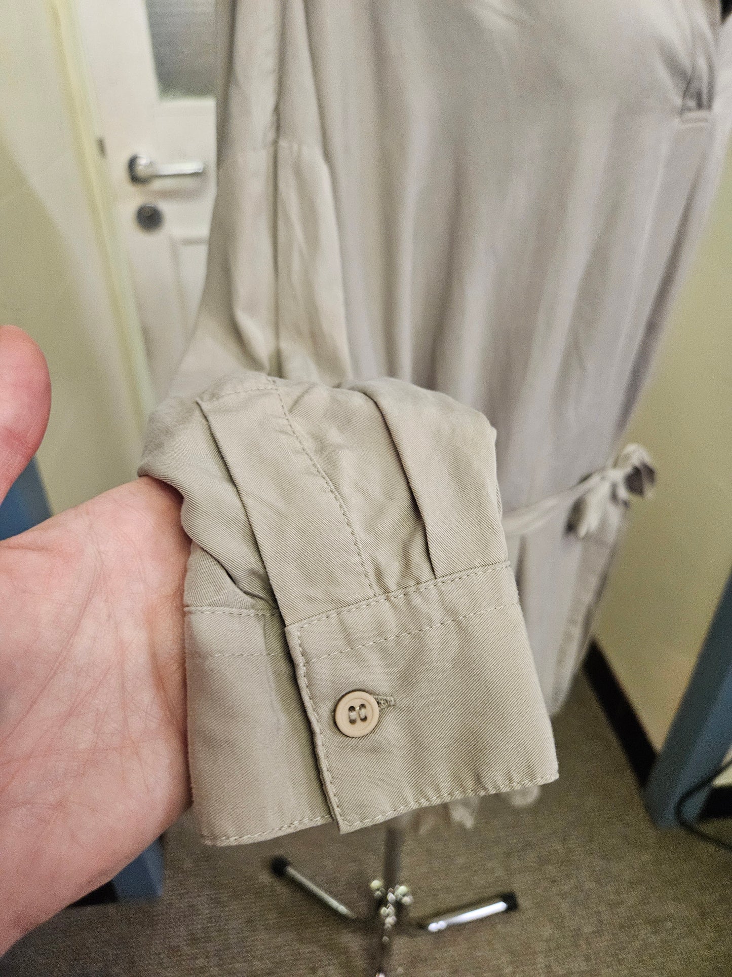 French connection, lyocell dress with belt, size L