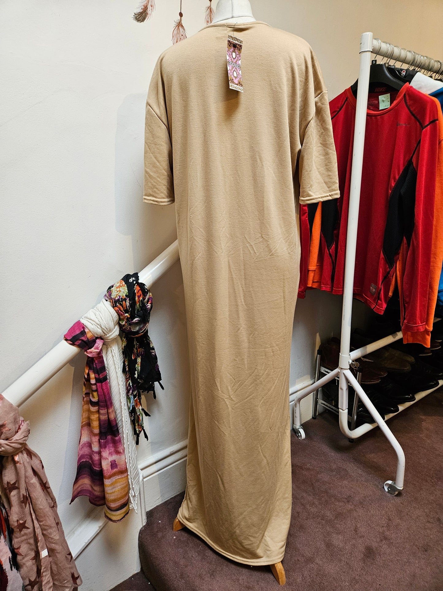 Boohoo, new, t-shirt, maxi dress, size 10