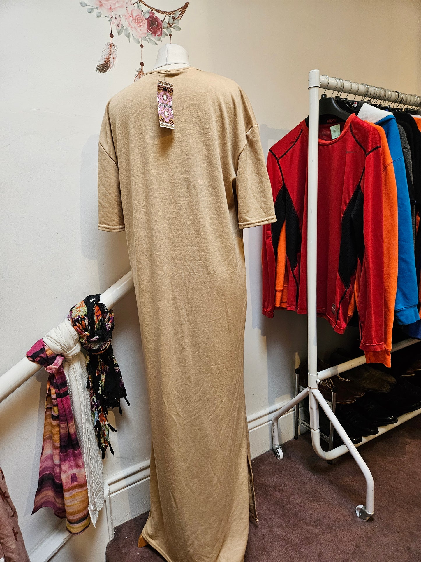 Boohoo, new, t-shirt, maxi dress, size 10