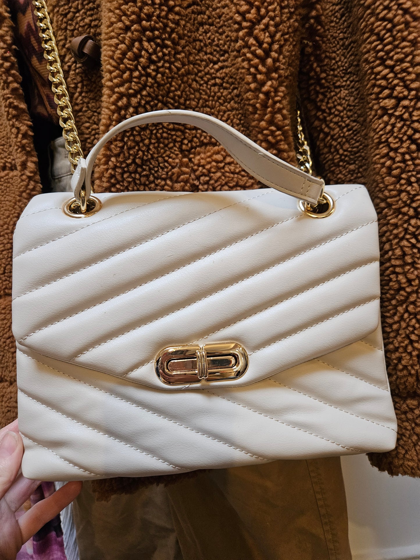 Primark, nude bag, chain handles