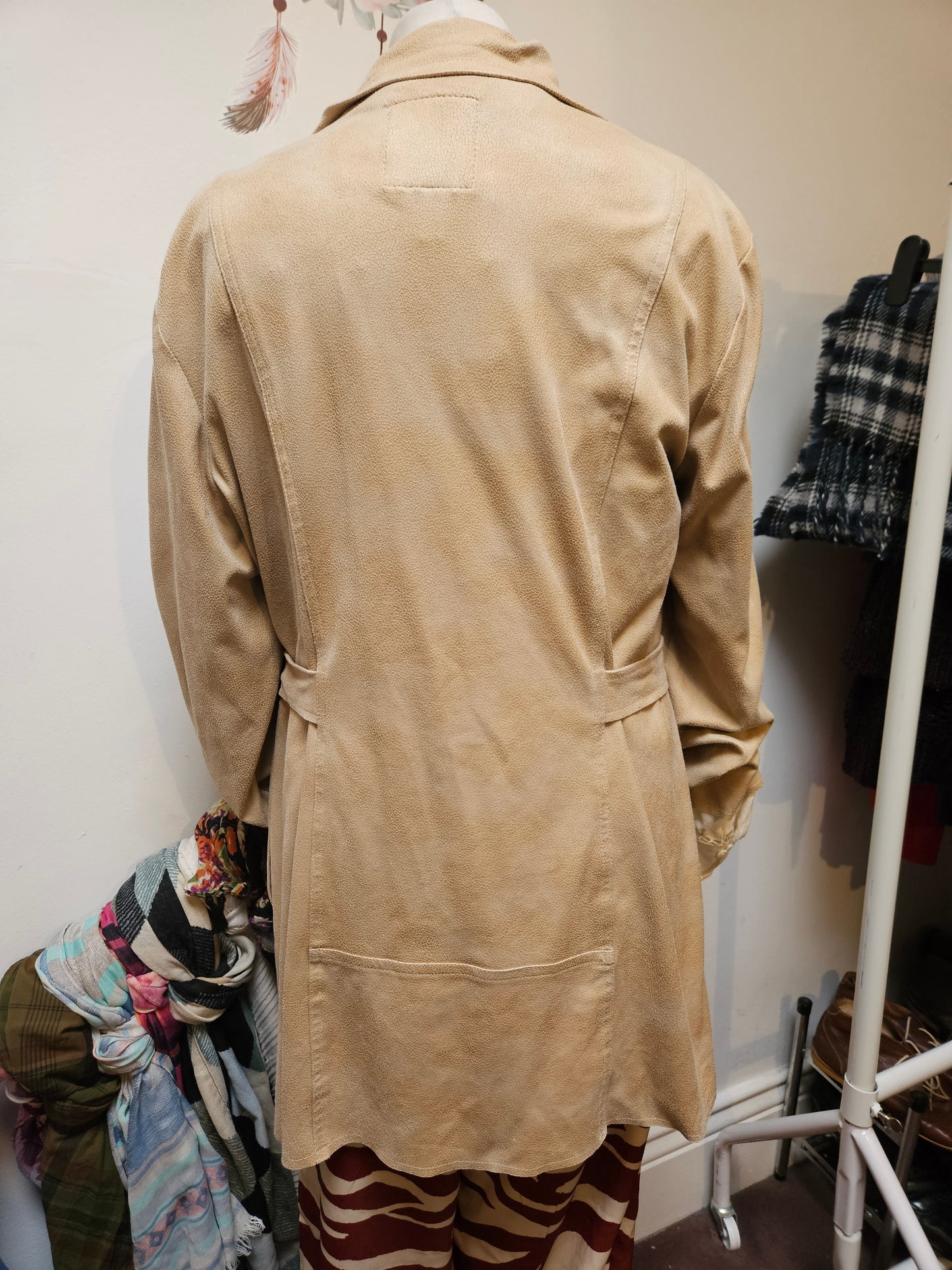 Rever Mill, suede look jacket, Italian brand, size 18