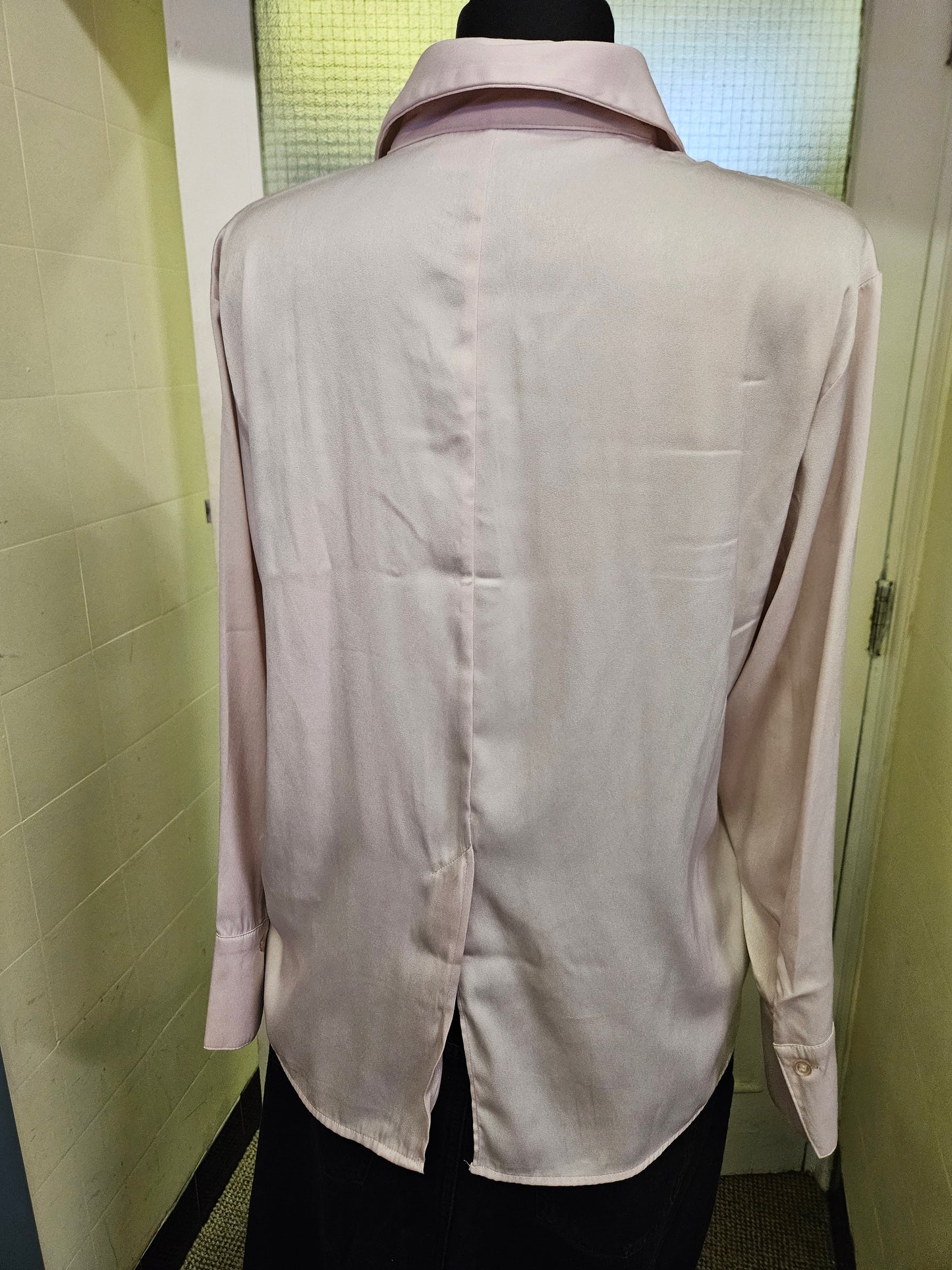 Divided, Blush pink blouse, size S