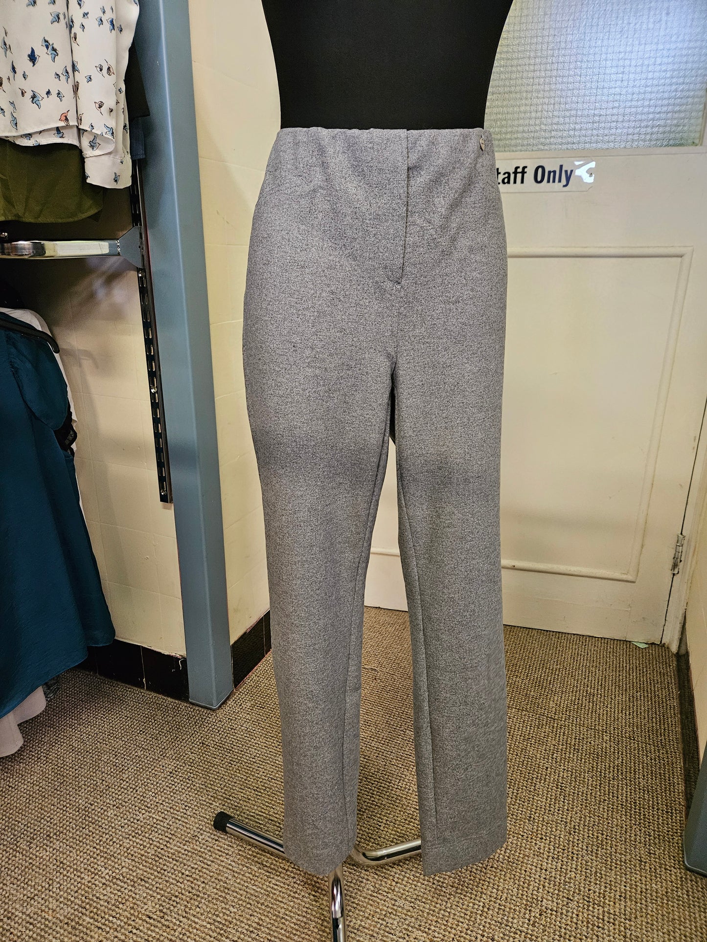 Robell, grey trousers, thick fabric, size 18