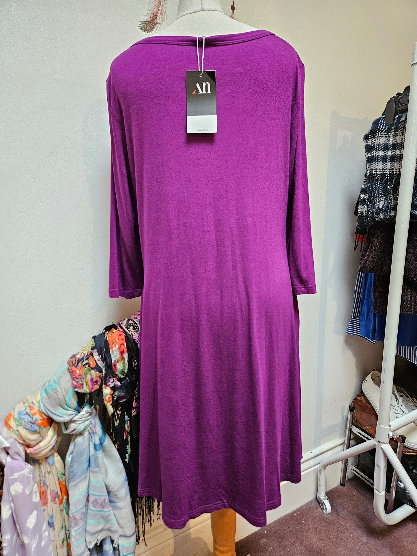 Anelune, 95% rayon, new dress, size XL