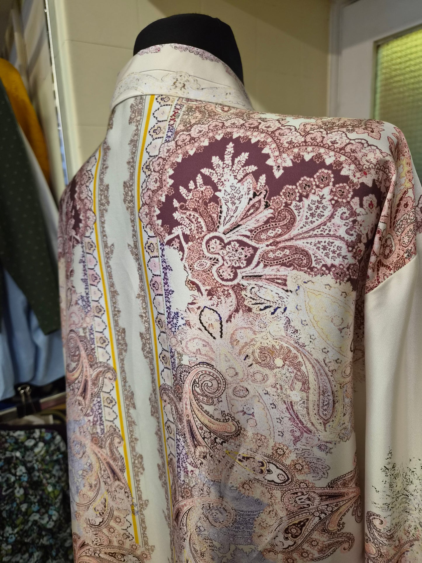 River Island, Pink Paisley Print Shirt, size 16