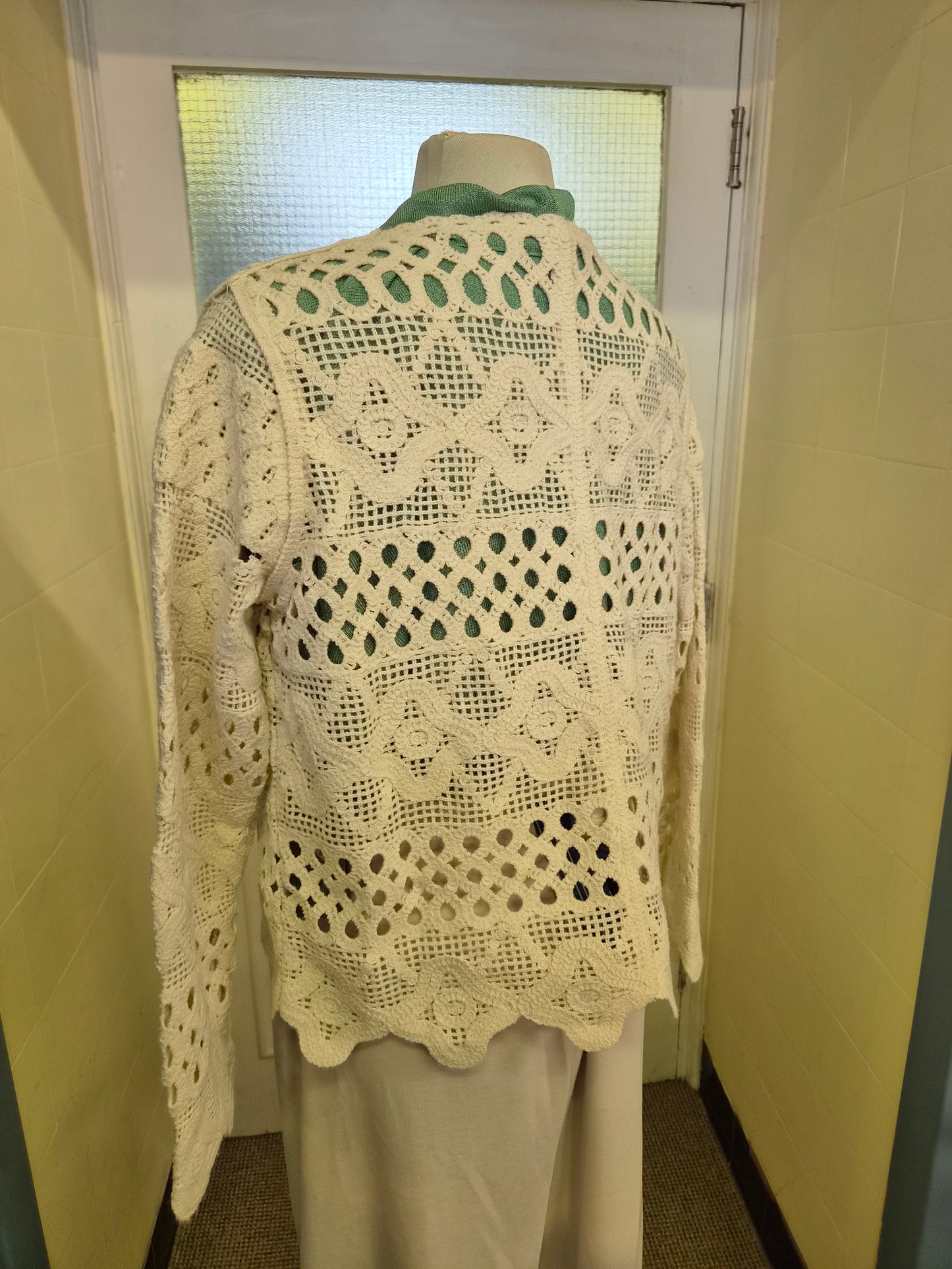 Gallery, crochet lace cardigan, size S