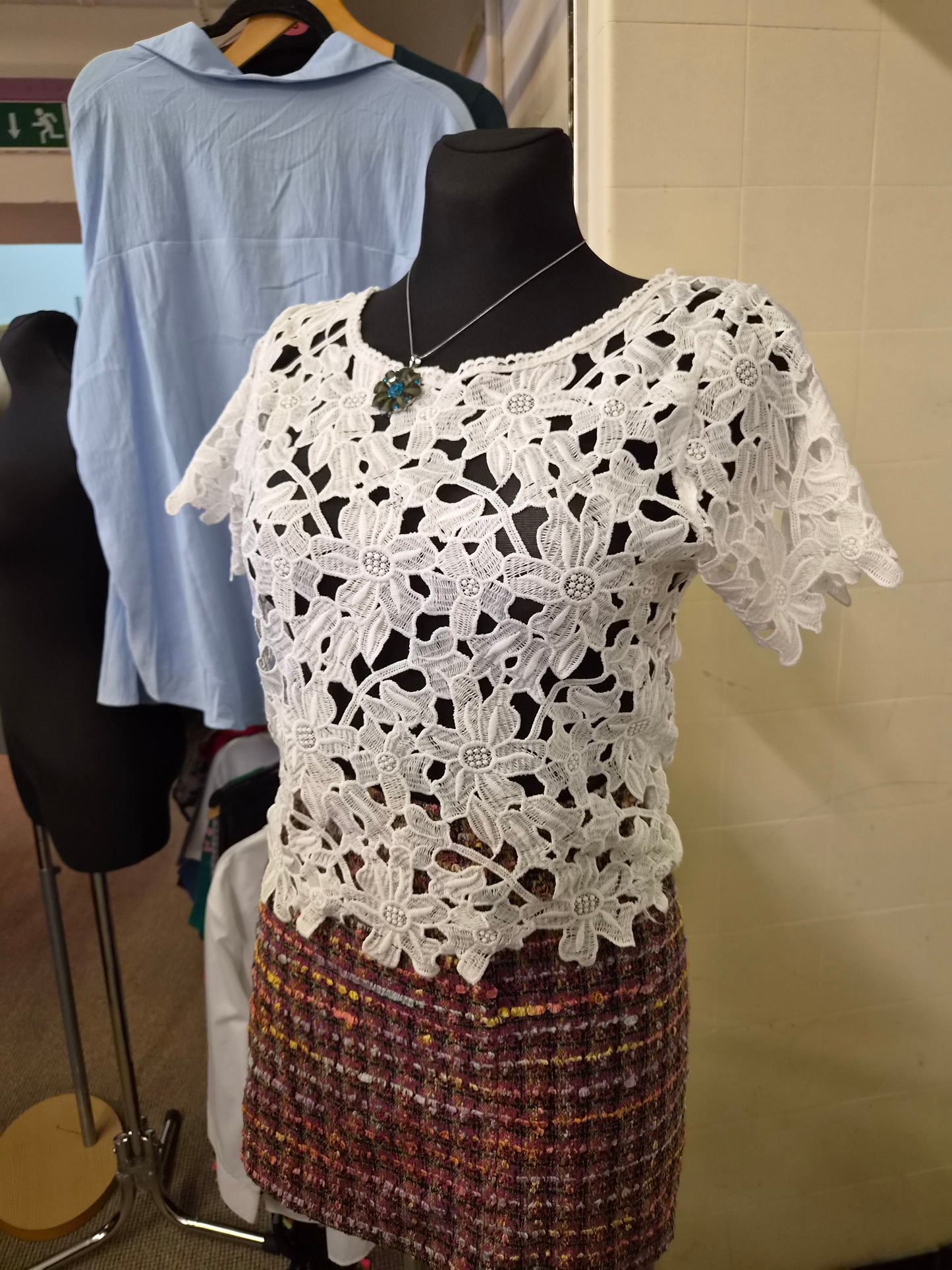Atmosphere, lace top, size S