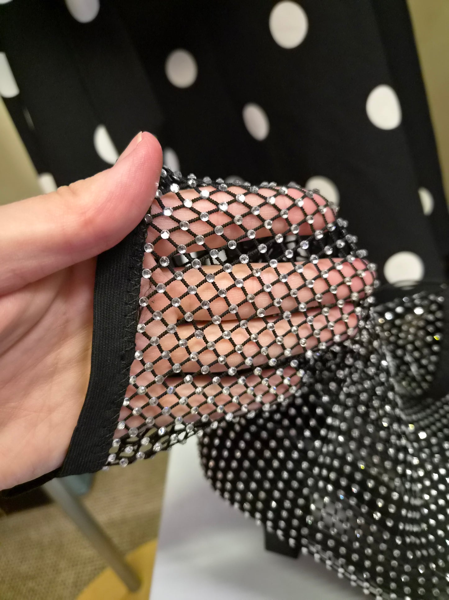 Primark x Rita Ora Rhinestone Mesh Heeled Ankle Boots, new, size 5