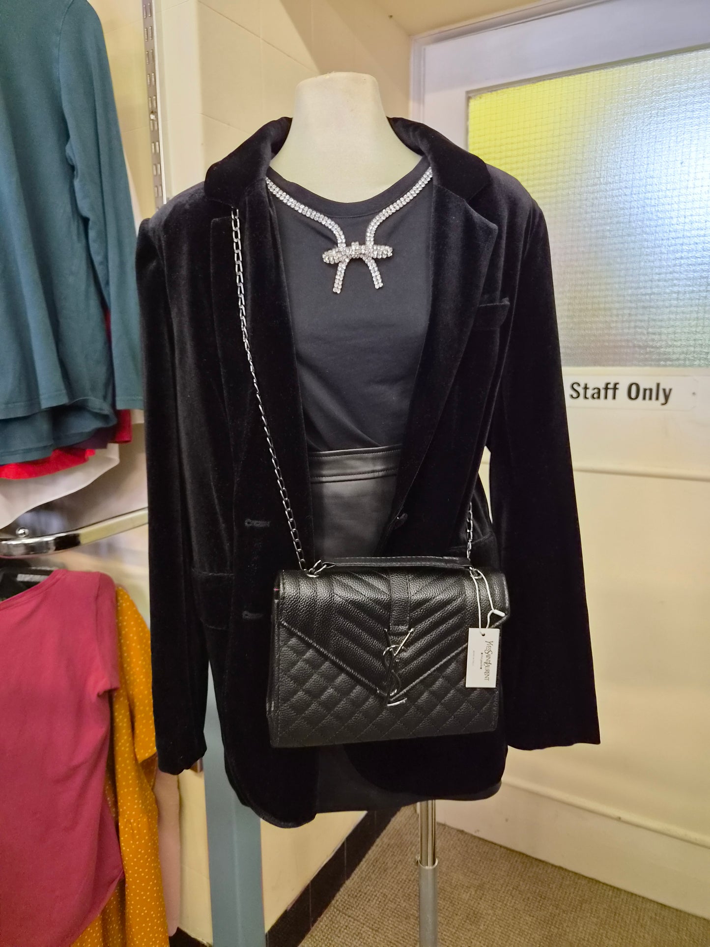 Designer inspired bag, new