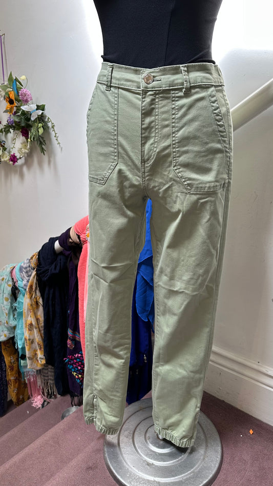M&S Khaki Jeans Size 8