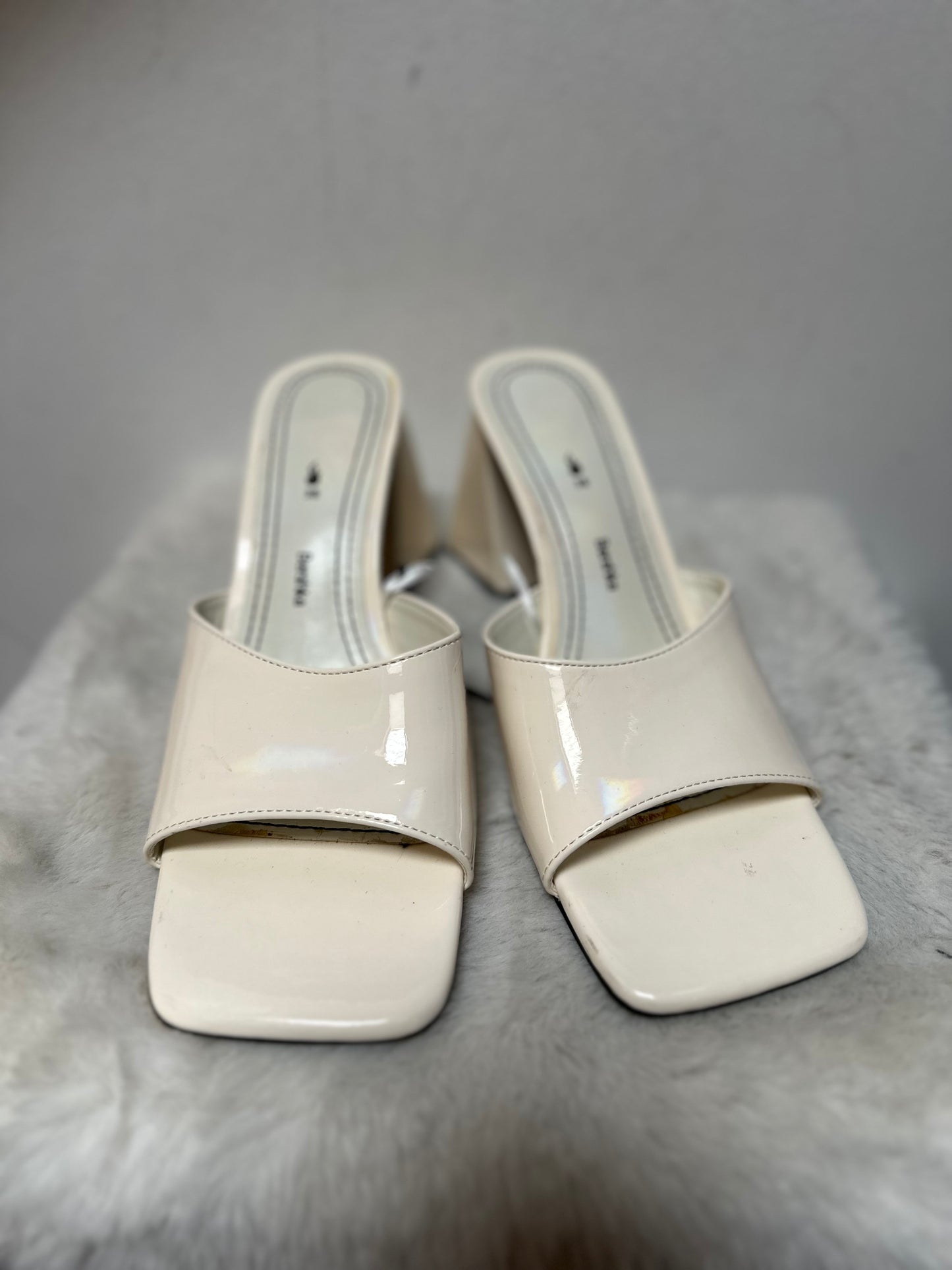 Bershka Patent Mules, Size 5