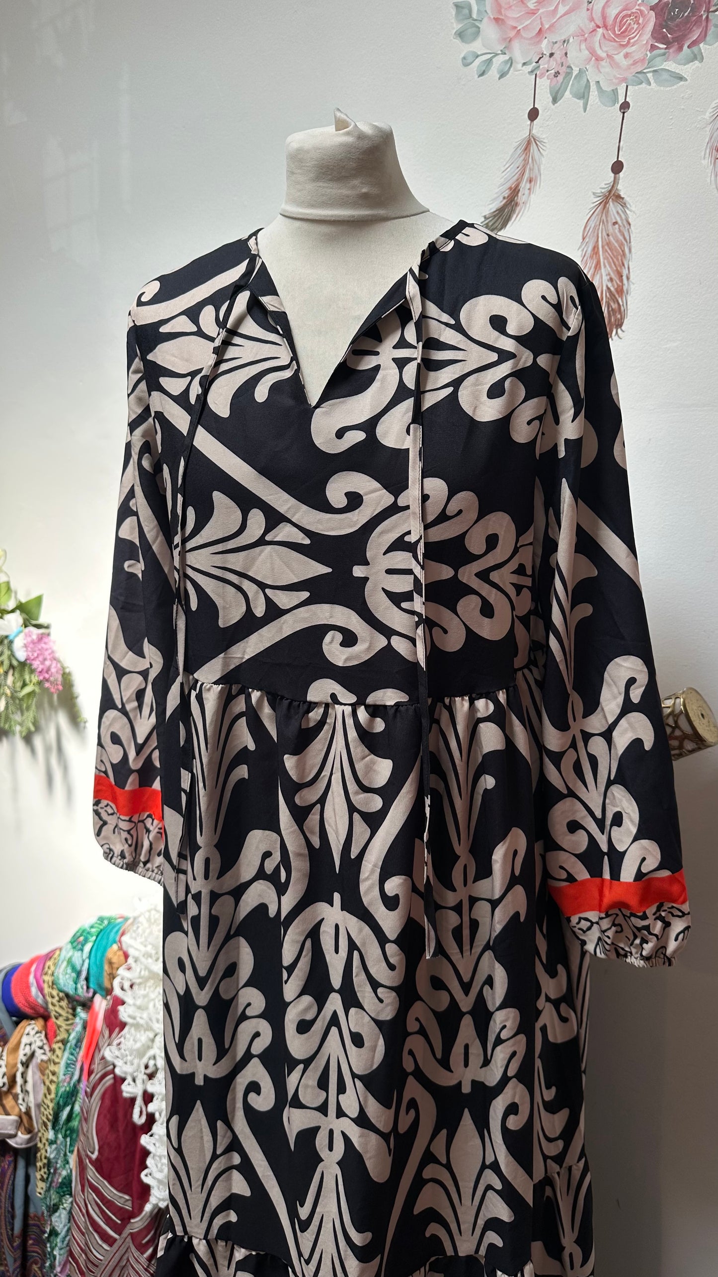 Bohemian Style Maxi Dress Size M