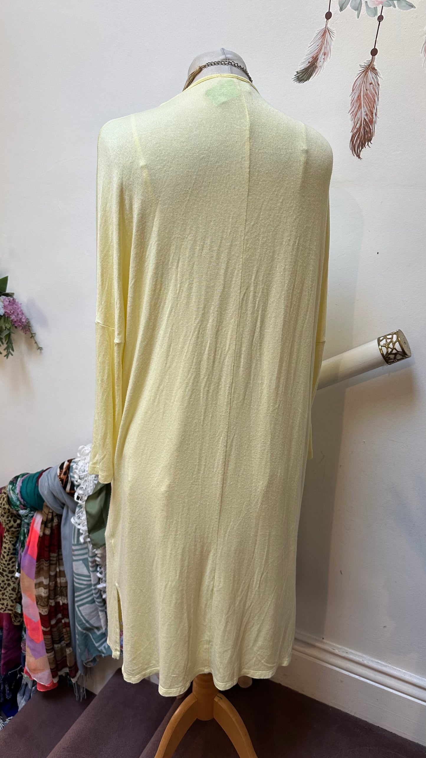 Savida Lemon Long Cardigan Size S